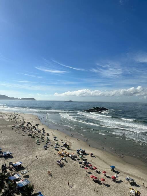 Hermoso Dpto Con Vista Frontal Al Mar Pitangueiras Guarujá Exteriör bild